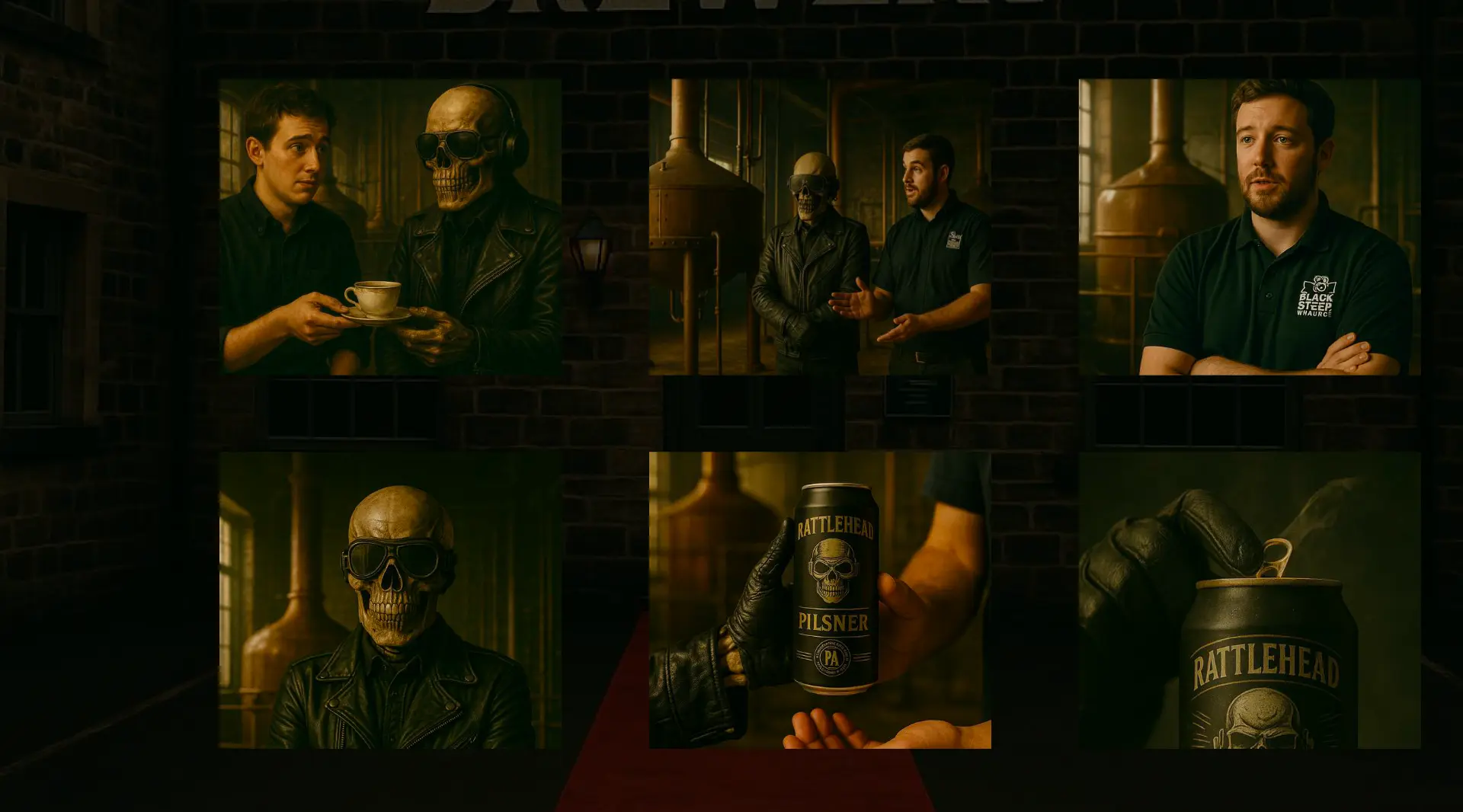 Megadeth Beer Co. advert storyboard page 2
